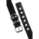 Establishment Pecado BDSM, from one strap with eyelets, genuine leather, black