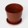 Pot for flowers with the Podon Venice, 2 L, D = 16 cm, Terracotta Color