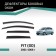 Defly window deflectors for Honda Fit (GD), 2001-2008