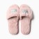 Women's slippers with an open nose size 36-37, pink color