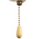 Bra "Deborah" 1x40W E14 Patinated gold 20x15x33.5 cm