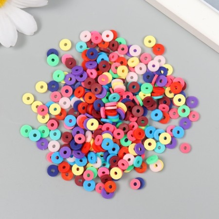 Beads for PVC Creativity "Ring Pink-violet" set ≈ 330 pcs 0.1x0.6x0.6 cm