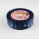 Satin tape "Christmas tree toys", 25 mm, 23 ± 1 m, dark blue color No. 038