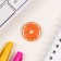 Icons sunset set 3 pcs d = 25 mm "Fruits" 7x7 cm