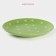 Board ceramic dessert shade "Green peas", d = 19 cm, green color