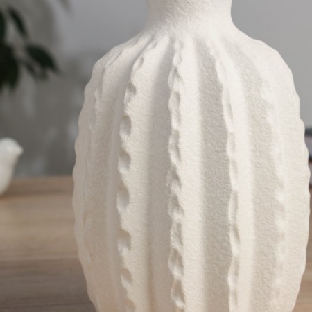 VAZ Coramics Table "Sebastian" D-5 cm, 20x12 cm, white-1