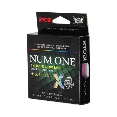 Ryobi Num One PE4X cord, diameter 0.260 mm, test 10.9 kg, 100 m, Multi Color-1