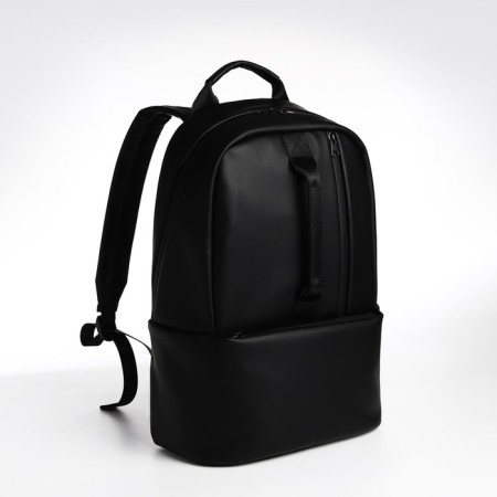Male backpack on lightning, Textura, black color