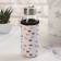A glass bottle in the case "Abstraction", 300 ml, h = 17 cm, color mix