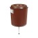 Garden washbasin, 3 l, plastic, brown, Greengo