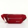 Lightning waist bag, 2 outer pockets, red color