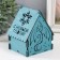 Domik box "Dragon" azure 12x10x14 cm (set of 7 parts)