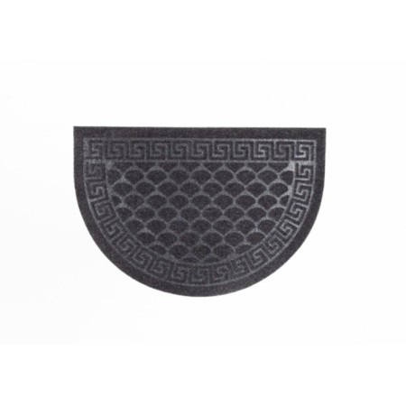 Moisted matting rug "Pres", 40x60 cm, Athena's drawing gray semicircle