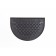 Moisted matting rug "Pres", 40x60 cm, Athena's drawing gray semicircle