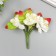 Flowers for decorating "Qinia" 1 bouquet = 6 colors 9 cm cream