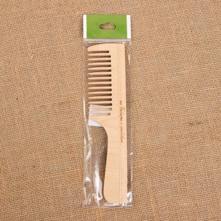 Comb, 18.5 × 4.5 cm, color "light wood"-3