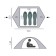 Btrace Point 3 tent, two-layer, 3-seater, green color