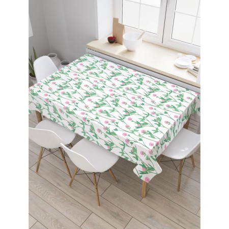 The tablecloth “Field flowers”, rectangular, Saten, size 145x180 cm