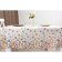 Milestock Meiwa Organdy 137 cm, roll 20 m, drawing "Rainbow of flowers"