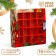 New Year. Box of 16 sweets, 17.7x17.7x3.8 cm, confectionery packaging