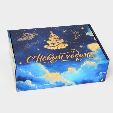 Folding box "Cosmic New Year", 30.7 × 22 × 9.5 cm-3
