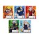 Naruto cage of 12 sheets in a cage, covering cardboard, varnish, offset block, mix