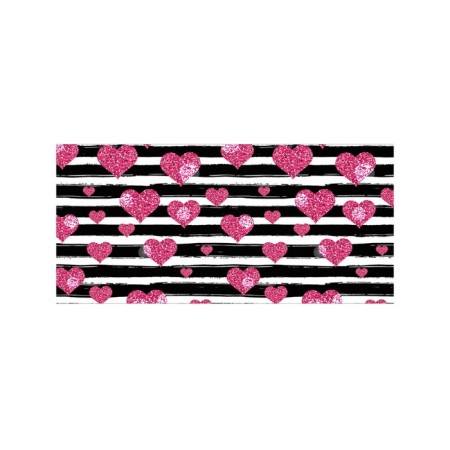 Basket for toys "Hearts and stripes, size 40x60 cm-1