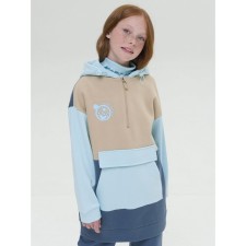 Анорак для девочек Pelican, рост 152 см, цвет тёмно-серый