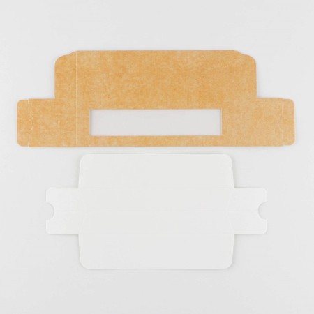 Box for Makarun, confectionery packaging, "craft", 5.5 x 18 x 5.5 cm-2