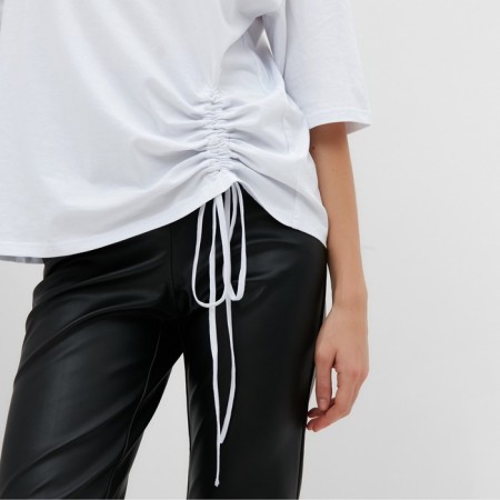 Women's T-shirt with Kulika Minaku Regular Fit: White color, rn 50-1