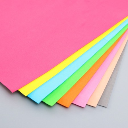 Foamiran "Astra" 1 mm, 20x30 cm (set of 8 sheets) col. Bright assorted-1