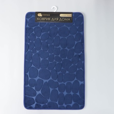 Savanna bathroom and toilet “Memory Foam”, 50 × 80 cm, blue color-7