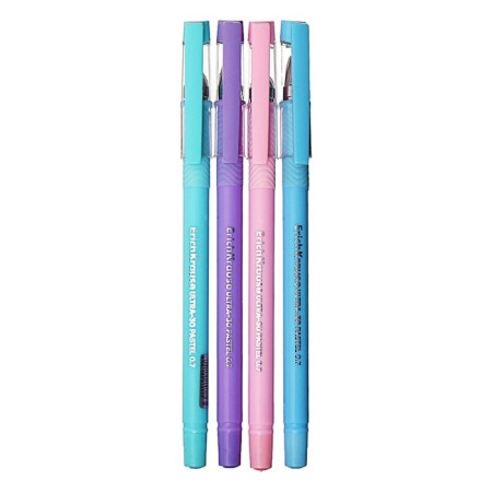 Ballic handle, Erichkrause, Ultra-30 Stick & Grip Pastel "Knot 0.7 mm color Blue Blue-2