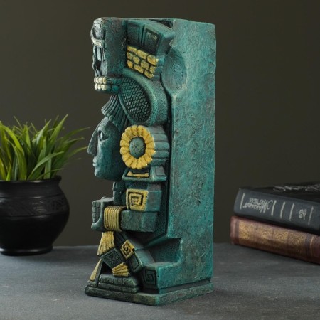 Climber "totem" 10x10x28 cm, for a candle d = 5 cm mix-2