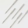 Needles for household sewing machines, for denim fabrics, No. 110, 5 pcs