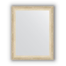 Mirror in the baguette frame - aged silver 37 mm, 36 x 46 cm, evoForm