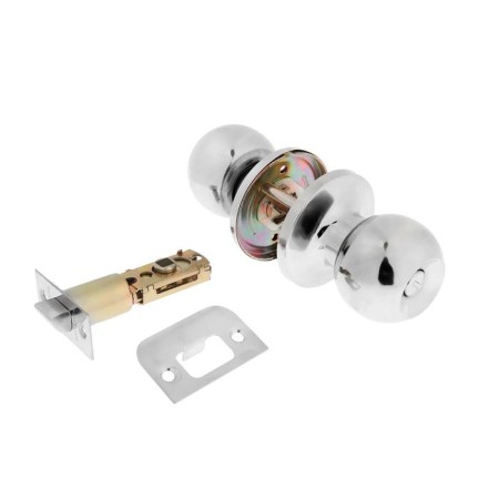 Standard latch 607 bk CP, fix, color chrome-2