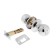 Standard latch 607 bk CP, fix, color chrome