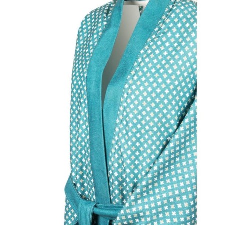 Male bathrobe "Bugatti", size S, green color-1