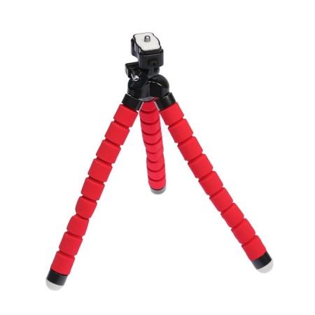 Luazon-Treasel tripod is desktop, for phone, flexible legs, 26 cm, red-4