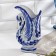 Swan napkin tray, 17x10.5x8 cm, gzhel