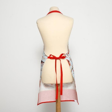 Apron "Ethel" Winter Birds 60x70cm, 100% cotton, sarzha 190 g/m2-4