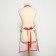 Apron "Ethel" Winter Birds 60x70cm, 100% cotton, sarzha 190 g/m2