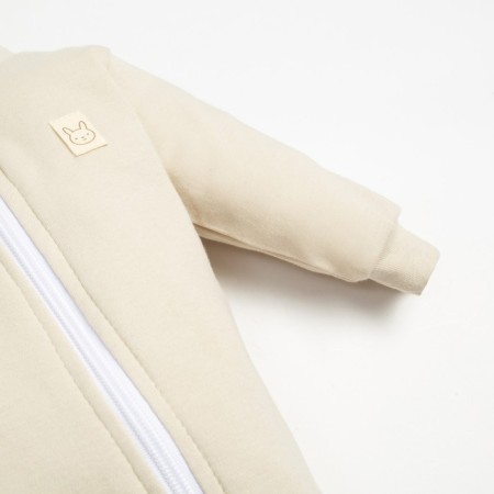 Combineson with zipper crumbs, I am Basic Line, height 86-92 cm, milk-3