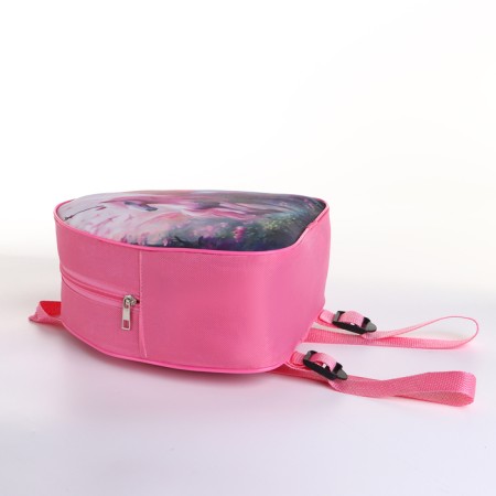 Children's backpack on the zipper "chosen", the color is pink-4