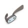 Furniture hook Cappio Sea, two -rod, zinc, color graphite