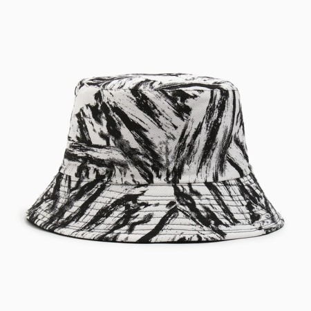 Panama "Tie-Dye" minku black and white color, rr 56-58