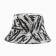 Panama "Tie-Dye" minku black and white color, rr 56-58
