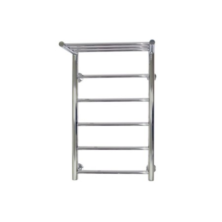 Water towel "Sanprise" Aurora P6, 400x700 mm, with a shelf, lower connection, chrome-1