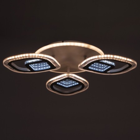 Chandelier with PDU 1146/3WT LED 81W 3000-6000k+Baster base Dimmer white 50x50x9 cm Bayerlux 52507-4